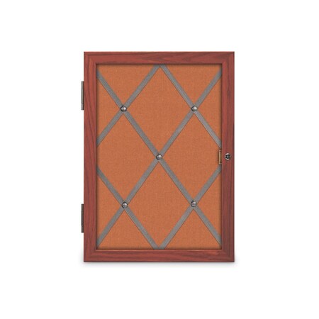 United Visual Products Sliding Door 12" Wood Framed Display Cas, UVDC1652-OAK-BLACK UVDC1652-OAK-BLACK